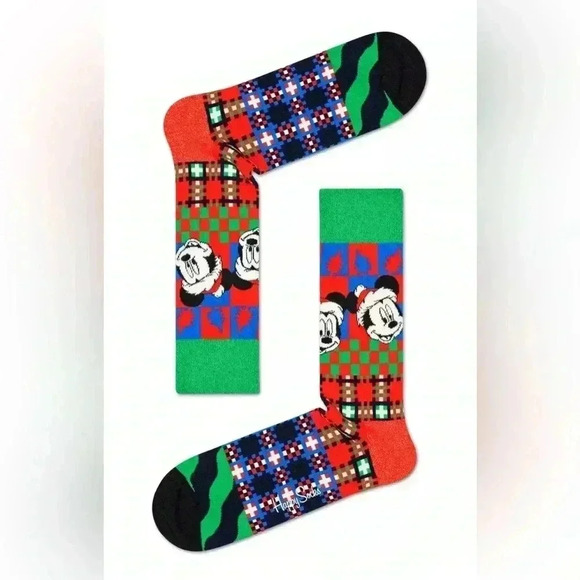 NEW HAPPY SOCKS X Disney Christmas Socks 4PK Gift Box Set - Picture 3 of 13